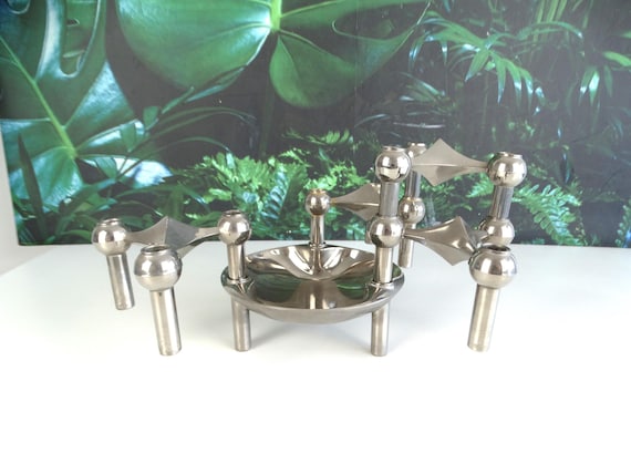 Lebber vintage® - Vintage Frits Nagel candlesticks for BMF type 22s and type 44s, Vintage Design.