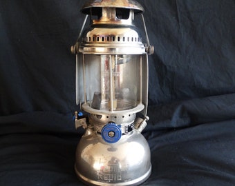 Lanterne Petromax Rapid 829/500CP – Vintage – Kérosène – Verre Superax Original – Allemagne