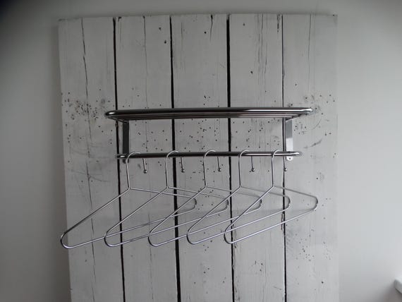 Lebber vintage® - Vintage Gispen style coat rack 5 clothes hangers!