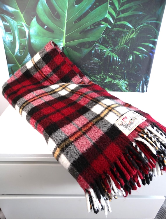 Lebber vintage® - Vintage wool AaBe blanket 100% Dralon, Dutch blanket 160 x 240 cm.