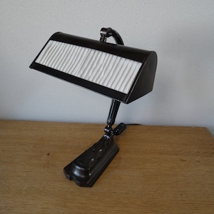 Lebber vintage® - Vintage bankers lamp - notary lamp - officer lamp. Rare!!