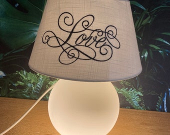 Lebber vintage® - Massive table lamp with lighting in the base! Unique!!!