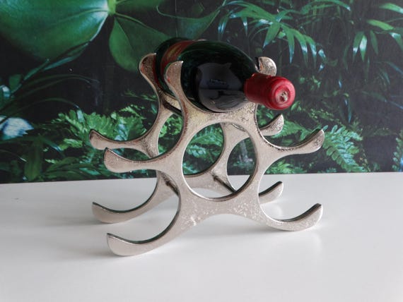 Lebber vintage® - Designer wine rack for 6 bottles of wine! Aluminum wine rack!