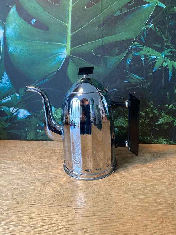Lebber vintage® - Art deco coffee pot - Bakelite handle - Demeyere Belgium.