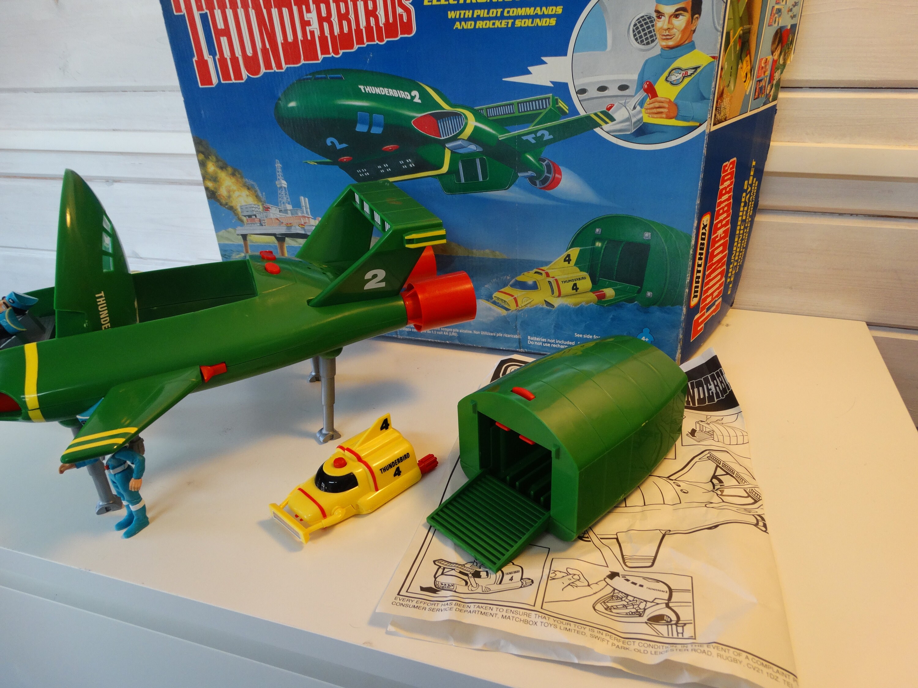 Lebber vintage® - Thunderbird 2 electronic plaset with pilot
