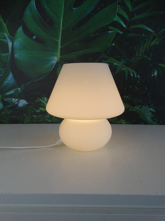 Lebber vintage® - Mushroom lamp made entirely of glass!! Very beautiful!!