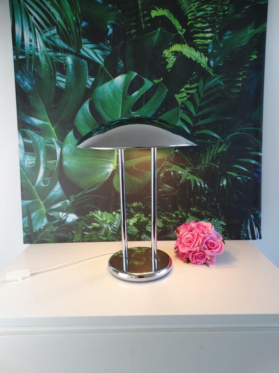 Lebber vintage® - Ikea mushroom table lamp, desk lamp space age. Vintage from the 70s design by Robert Sonneman. Art deco style.