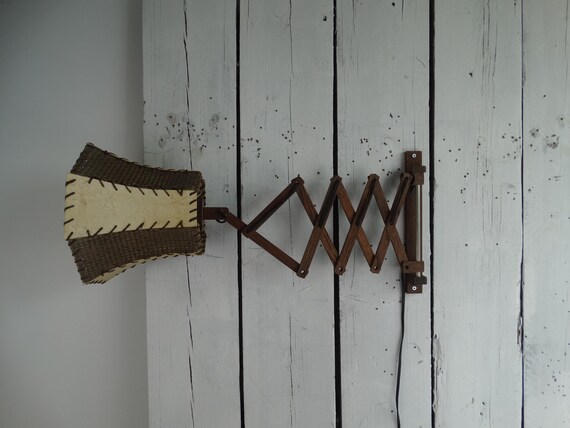 Lebber vintage® - Vintage Danish scissor lamp, mid century, wall lamp.