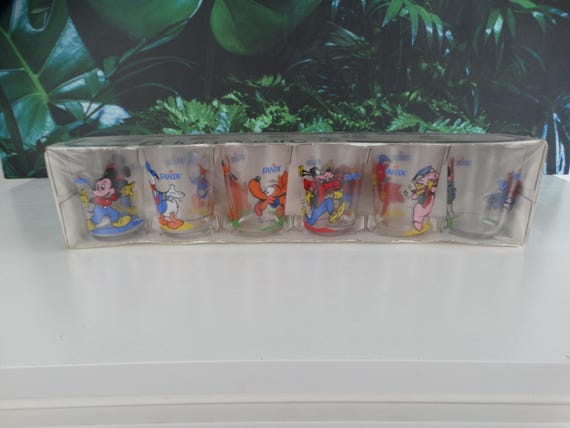 Lebber vintage® - Vintage Walt Disney glasses from the '70s. France Fanta.