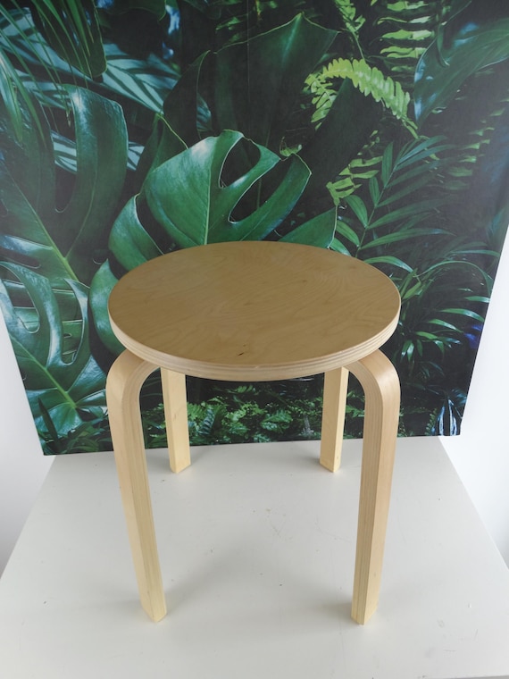 Lebber vintage® - Vintage '99 IKEA 'Frosta' stool, design after Alvar Aalto - 'Stool E60'