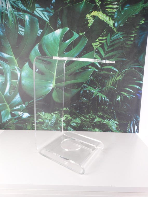 Lebber vintage® - 80's acrylic umbrella stand Dutch Design. Plexiglass, transparent umbrella holder or umbrella stand.