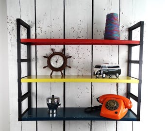 Lebber vintage® - Tomado-style wall rack - Tomado Bookcases, Design D. Dekker. Pilastro - Nisse String - Wall Unit - Cadovius - Vintage.