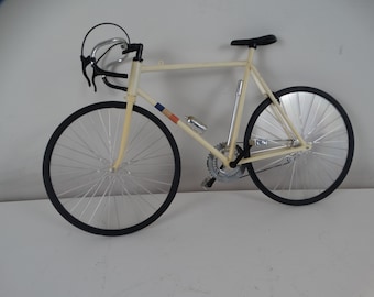 Lebber Vintage® - SELTENE 70er Jahre Vintage Modell Miniatur Depose Made France Tour De France Fahrrad Depose MOFP-Kunststoff