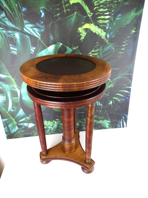 Lebber Vintage® - Screw stool, Art Deco stool. Piano stool, height-adjustable stool!