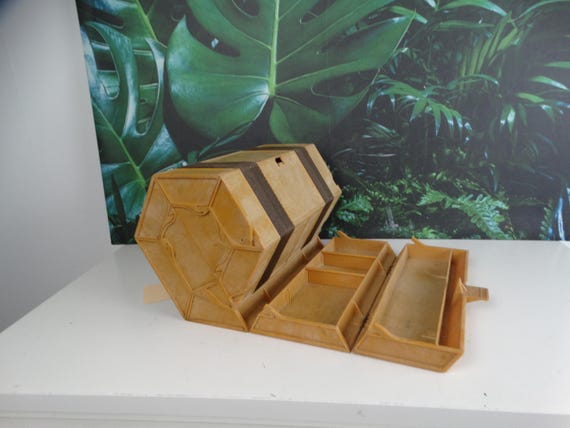 Lebber vintage® - Vintage Rolykit Roll-up Storage Box 1980s