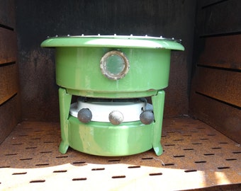 Lebber vintage® - Petroleum stove, petroleum stove, Petroleumofen! 2 pits.  Original Haller!