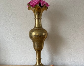Antique copper vase XXXL 51 cm high! Super big!