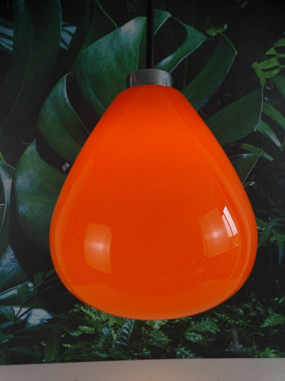 Lebber vintage® - Space age lamp, UFO, Orange, VINTAGE!