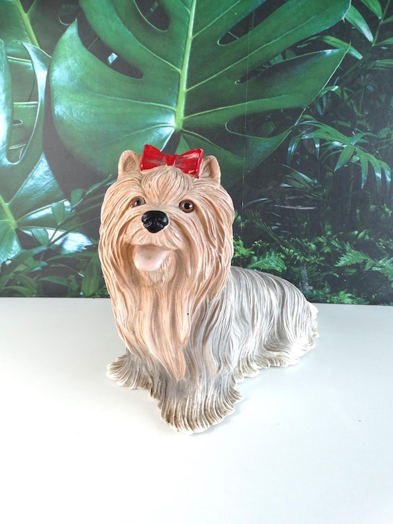 Lebber vintage® - Vintage Yorkshire Terrier, made of resin, made in Italy, 1970s