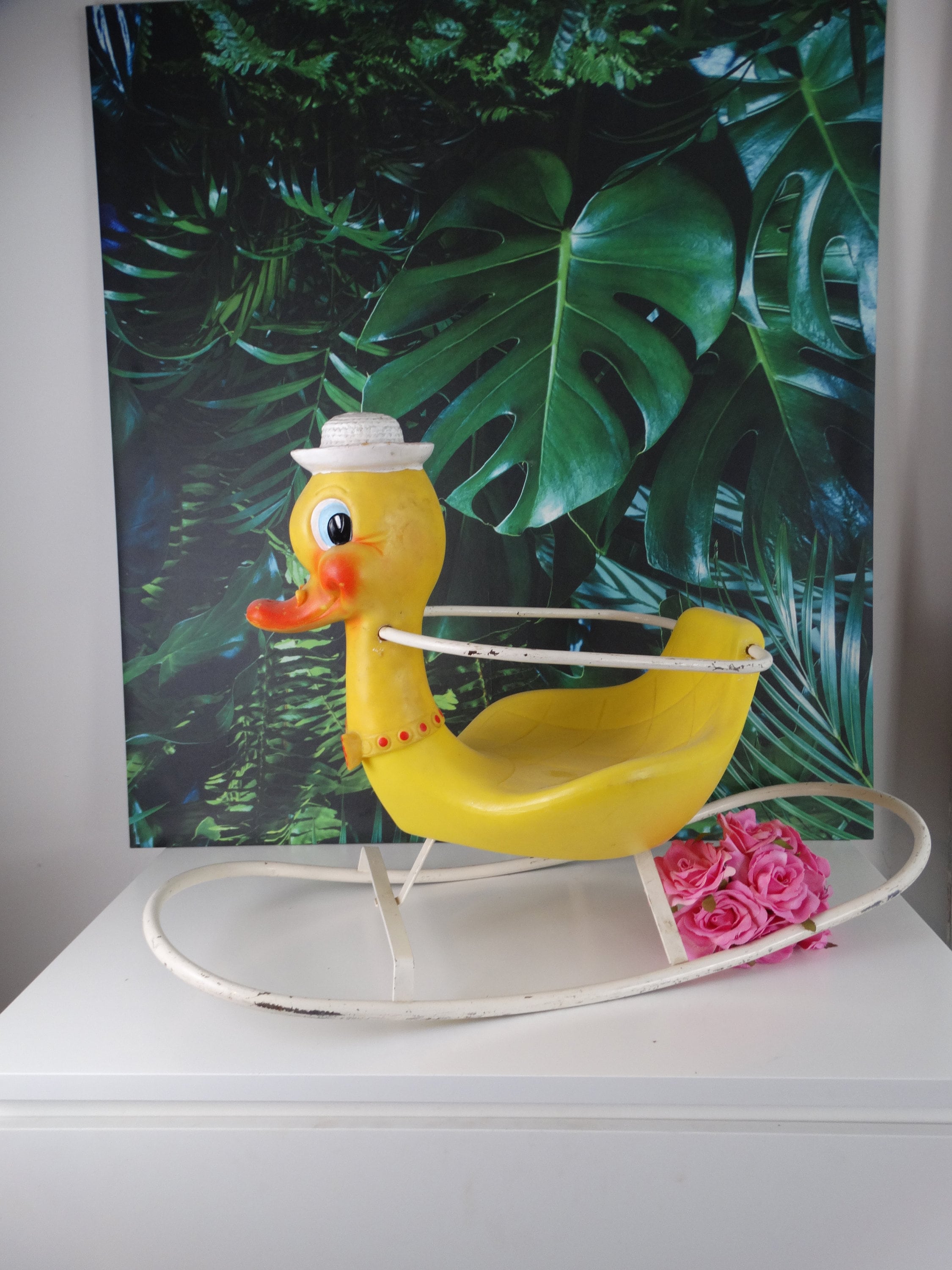 Duck rocking cheap horse