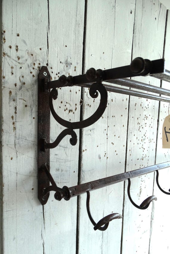 Lebber vintage® - Beautiful metal wagon coat rack, French train coat rack, in beautiful French style!