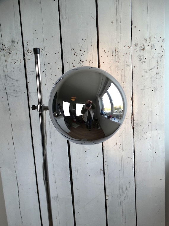 Lebber Vintage® - Vintage floor lamp in silver. 1970s