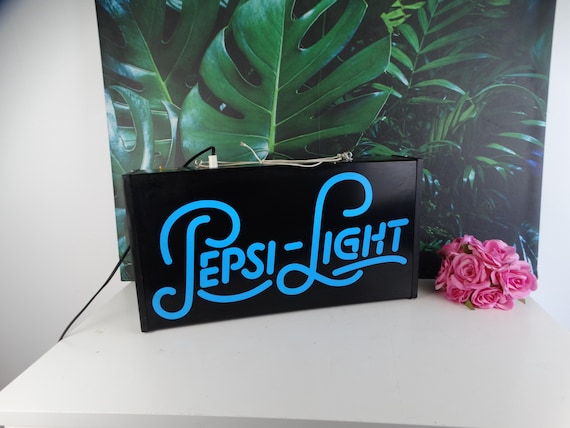 Lebber vintage® - Pepsi Light Cola neon sign vintage.