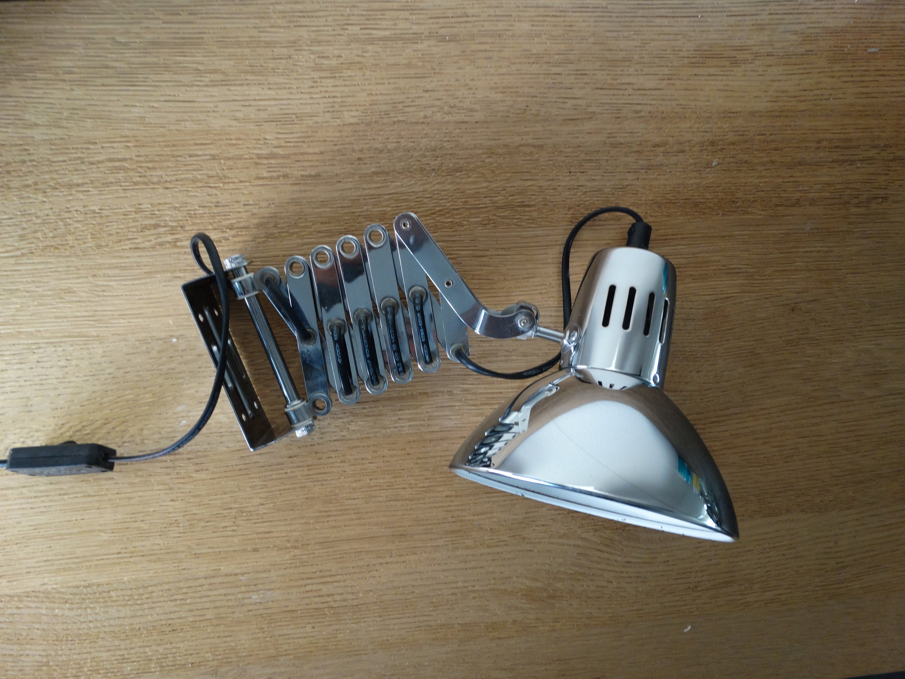 Kraan Ik denk dat ik ziek ben Intact Lebber vintage® Ikea schaar lamp / harmonica lamp. Model - Etsy Nederland