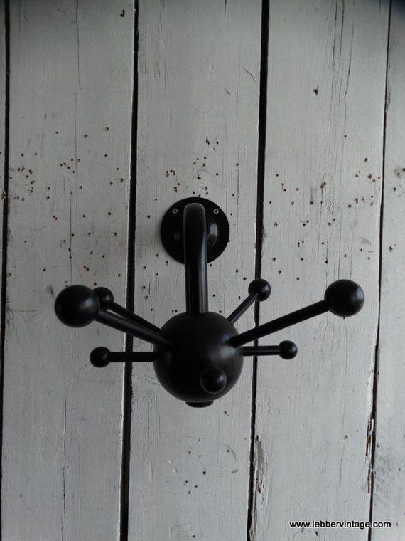 Lebber vintage® - Sputnik atomic coat rack, coat hanger, Osvaldo Borsani collection, vintage from the 1990s, retro space age design