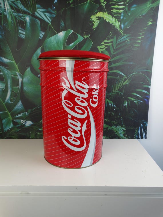 Lebber vintage® - Super large Coca Cola can to sit on, Vintage very rare!!
