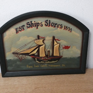 Lebber vintage - Panneau d’affichage en relief en bois (3D) / Magasins de navires / Objet de décoration vintage® / Décoration murale / Objet publicitaire, enseigne
