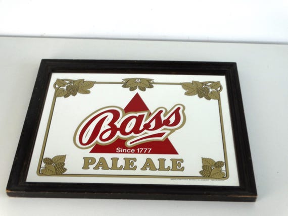 Lebber vintage® - Vintage Bass pale ale beer mirror, advertising mirror.