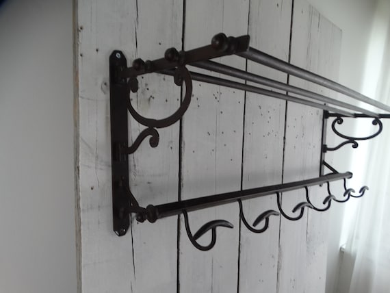 Lebber vintage® - Beautiful metal wagon coat rack, French train coat rack, in beautiful French style!