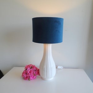 Lebber vintage® - Delft white lamp from the Porceleyne Fles factory, Royal Delft.