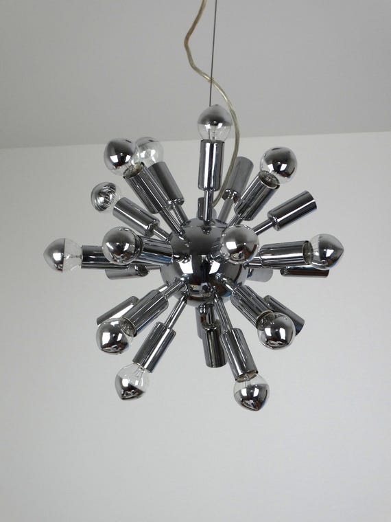 Lebber vintage® - XL Vintage Sputnik chandelier - 1960s/70s.