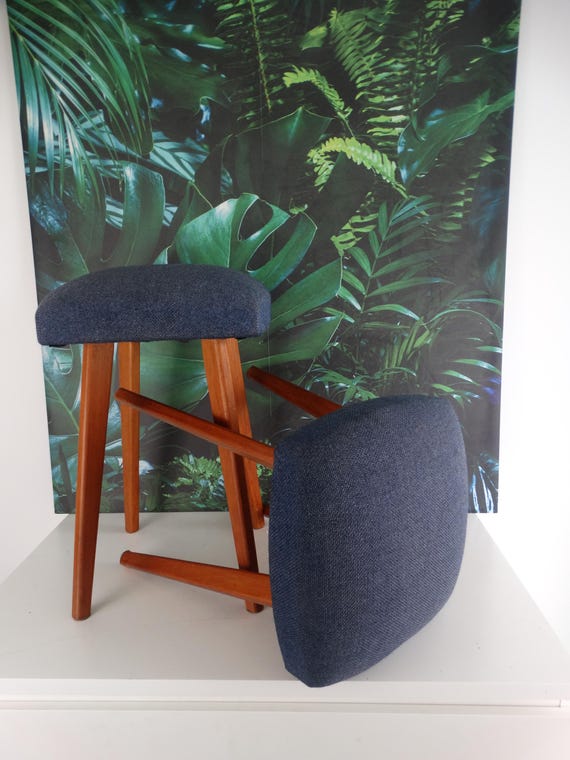 Lebber vintage® - Vintage stool - footstool - Danish stool - 60s.