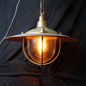 Lebber vintage® - Heavy copper fisherman&#39;s lamp, copper ship&#39;s lamp. skipper&#39;s lantern!