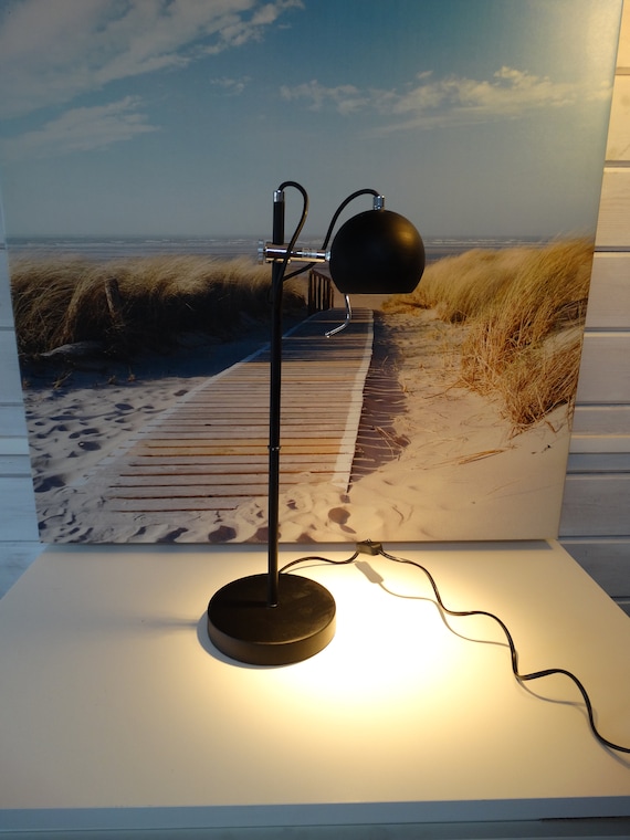 Lebber vintage® - 1970s style desk lamp in black color, back to the seventies!!
