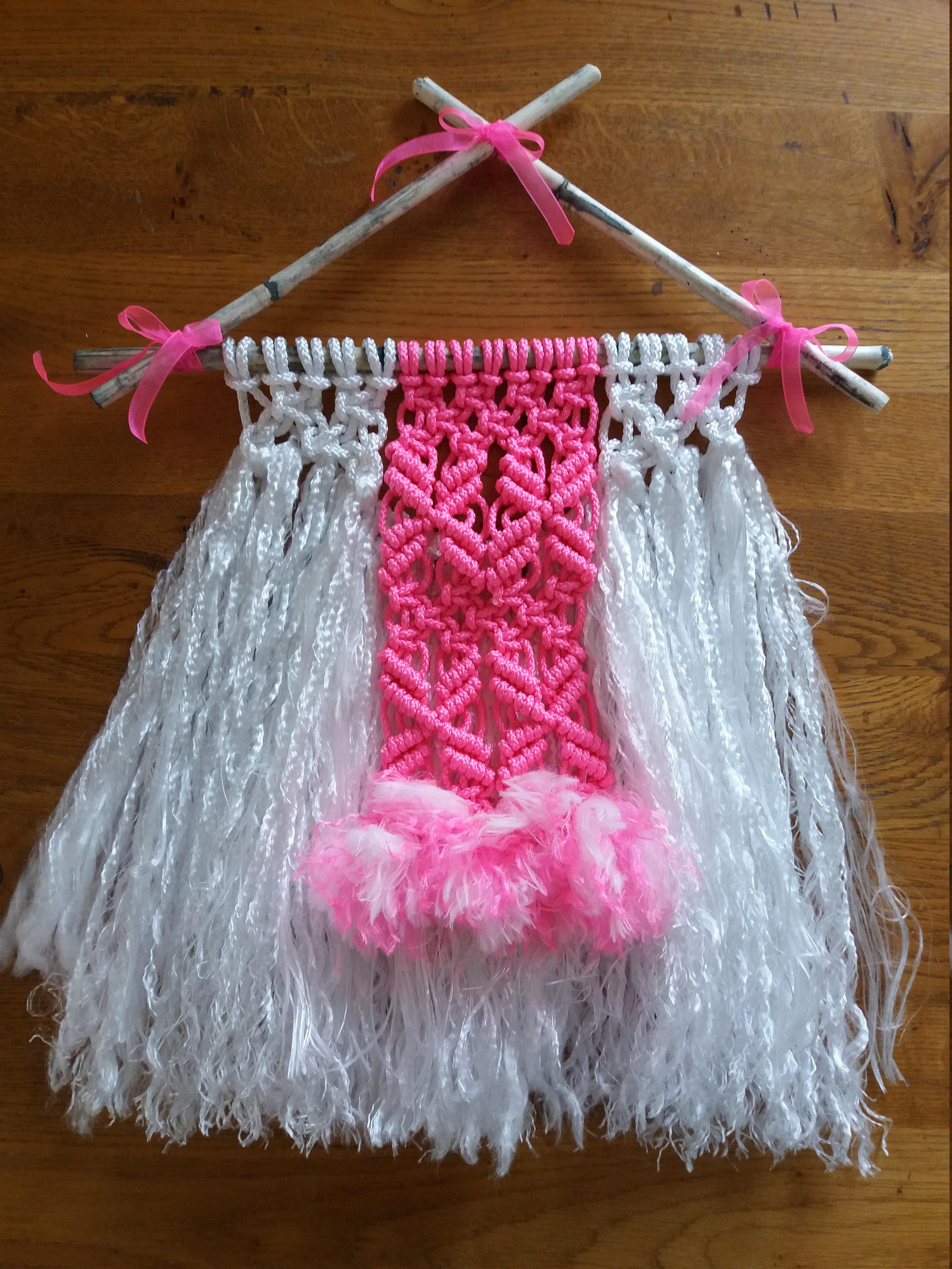 Capteur de Rêves Réalisé en Macramé