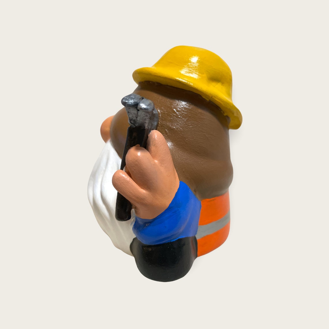 Construction Worker Ceramic Garden Gnome Contractor Garden Etsy UK