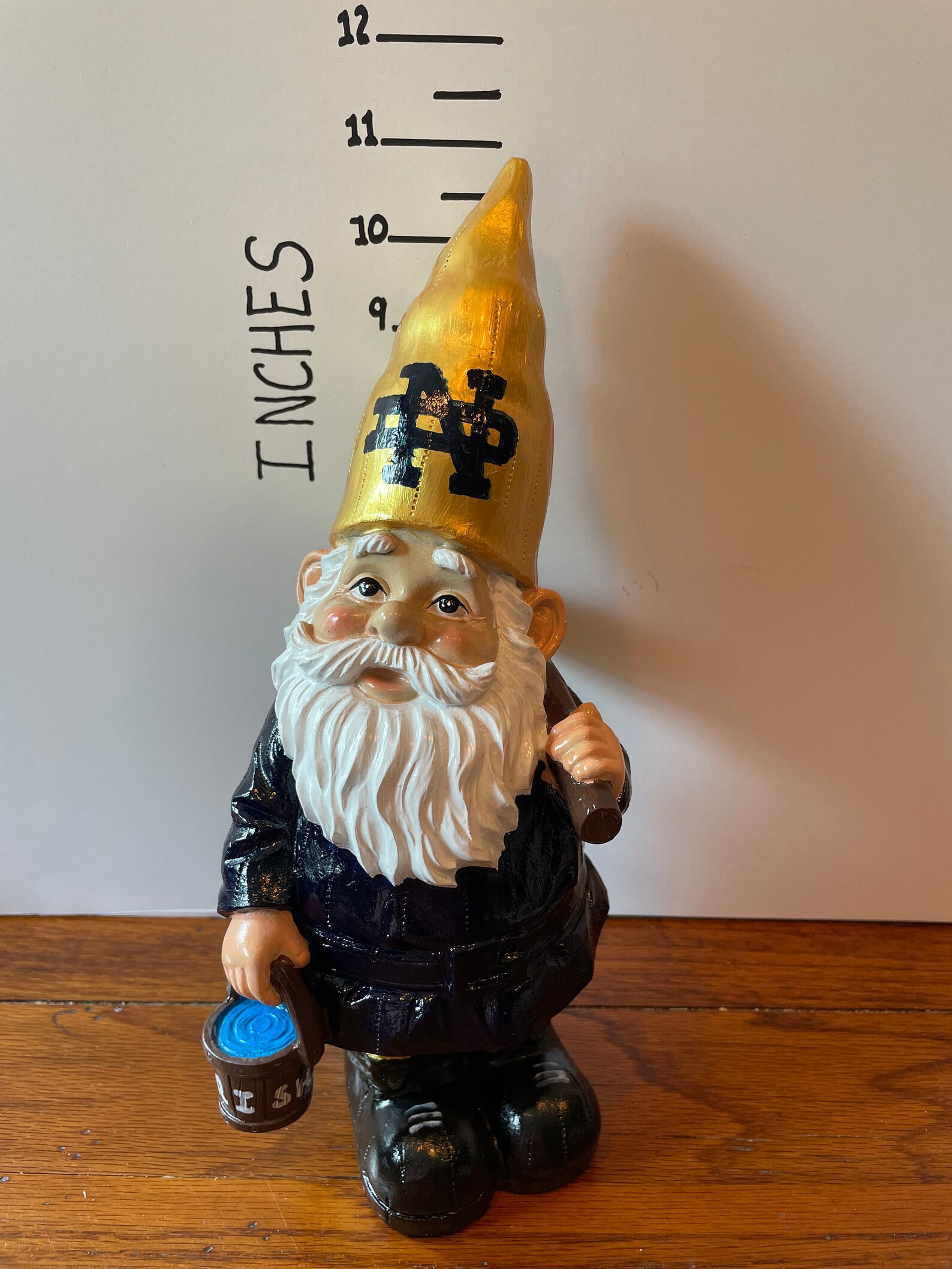 Notre Dame Fighting Irish Garden Gnome Notre Dame Graduation Etsy