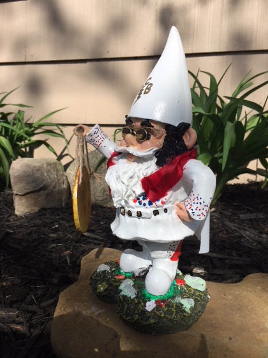 Elvis Inspired Garden Gnome Elvis Fan Gnome Statue King of Etsy