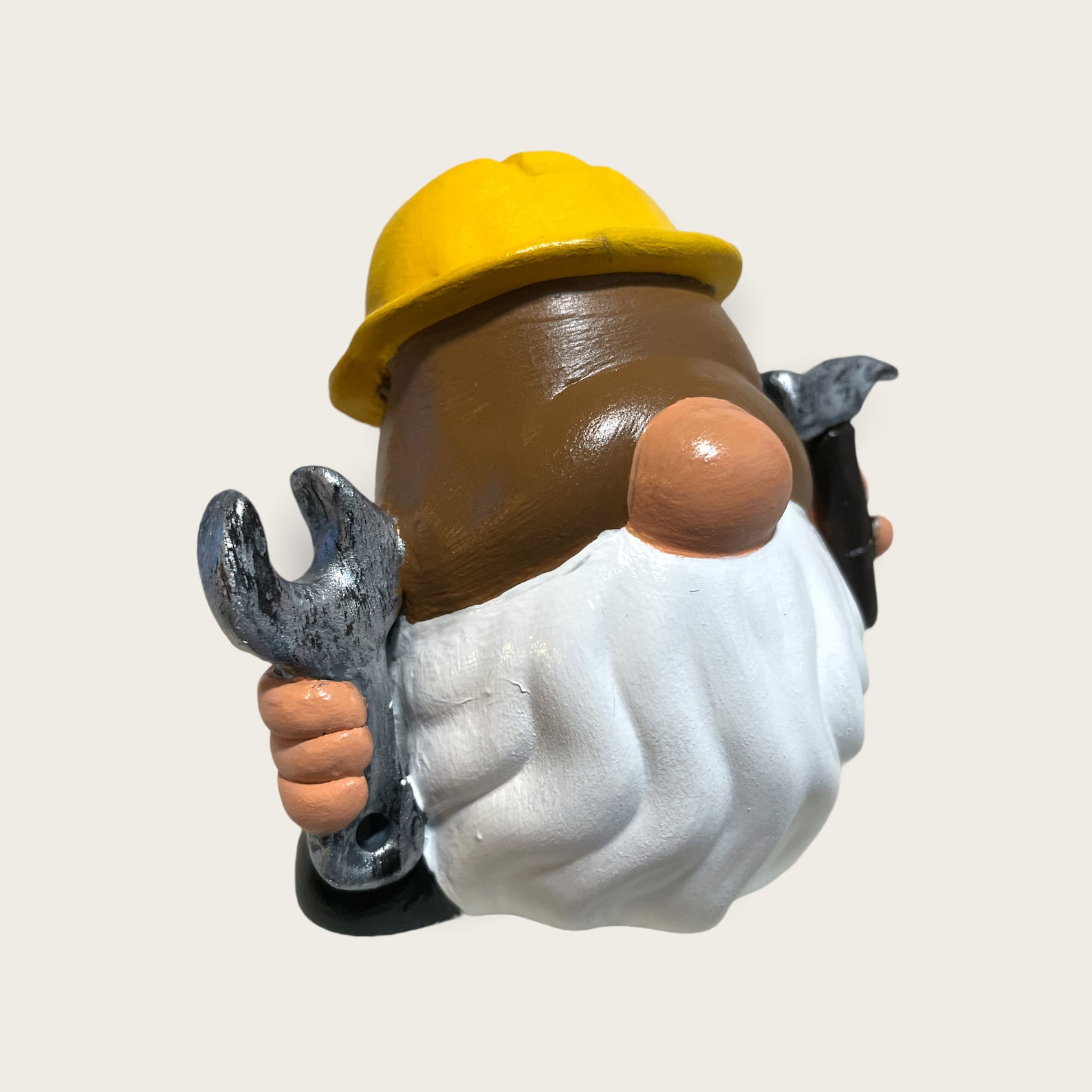 Construction Worker Ceramic Garden Gnome Contractor Garden Etsy UK