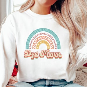 Dog Mama Sweatshirt, Dog Mom, Cute Gifts For Dog Mama, Dog Owner Sweatshirt, Animal Lover Sweatshirt, Dog Parent, Special Gift For Dog Mama