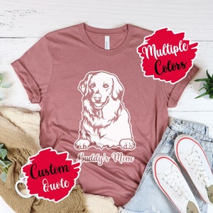 Personalisiertes Kuvasz Hunde Shirt, Kuvasz Mama oder Papa T-Shirt, Hundeportrait T-Shirt, Erinnerungsgeschenk, Neue Hundebesitzer Weihnachten Geschenke 