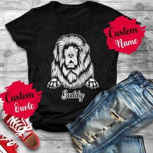 Personalized Newfoundland Mom Dad Gifts, Newfie Dog Mommy Daddy T-Shirt, Blackbear Dog Women Men Gifts, Gentle Giant Dog Mom Present Gift