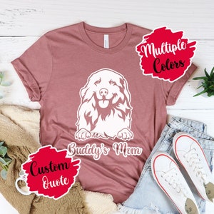Camiseta personalizada para cachorro pastor Maremma, camiseta para mãe ou pai cachorro pastor Maremma, camiseta com retrato de cachorro, presente memorial, presentes de Natal para novos proprietários de cães
