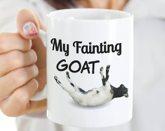 Funny Fainting Goat Coffee Mug, Goat Owner Gifts, I Like Goats, Baby Goats Mug, Funny Goat Coffee Cup, I Love My Goat Birthday Gift