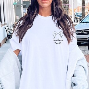 Chinese Crested Dog Ear Outline Shirt, Ears Sketch Comfort Colors T-Shirt - Custom Portrait Pet Ears Tee - Dog Mom or Dad - New Dog Owner