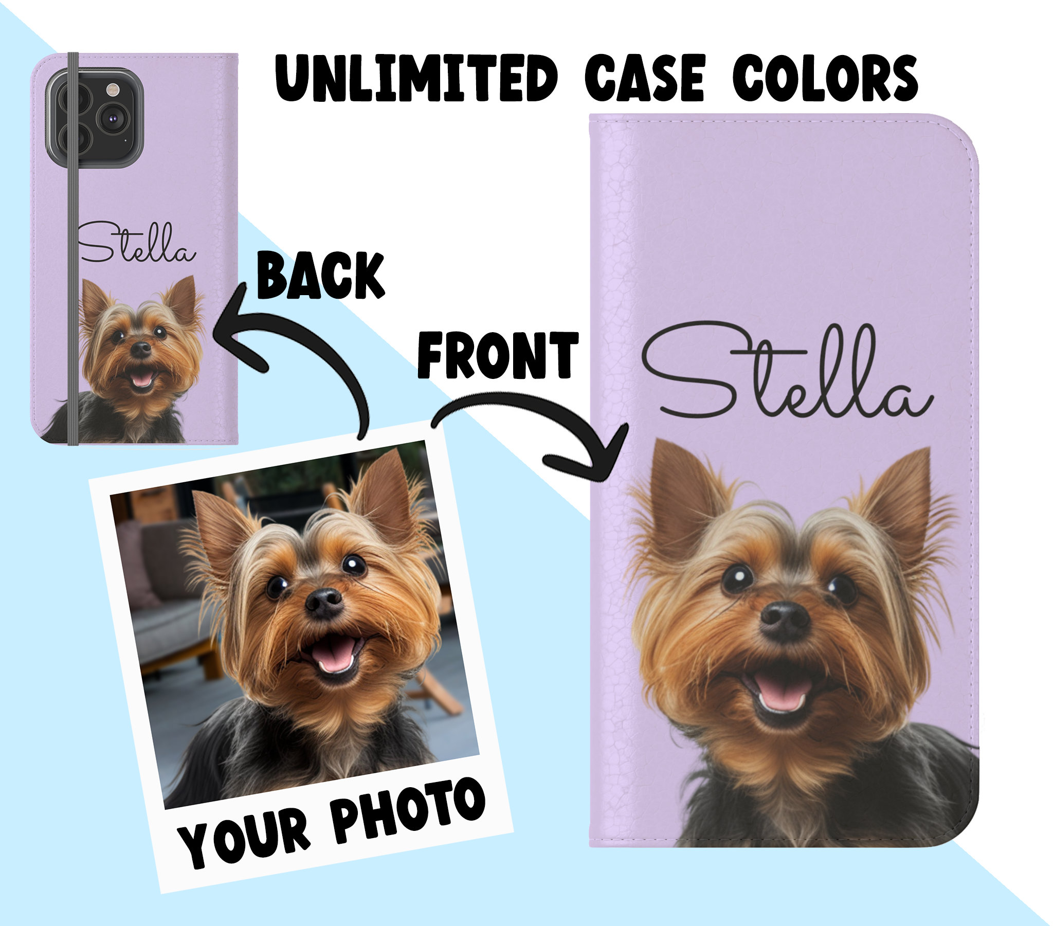 Australian Silky Terrier Phone Case Wallet Australian Silky Terrier Phone Case Wallet